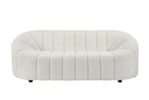 Osmash White Teddy Sherpa Sofa Model LV00229 By ACME Furniture